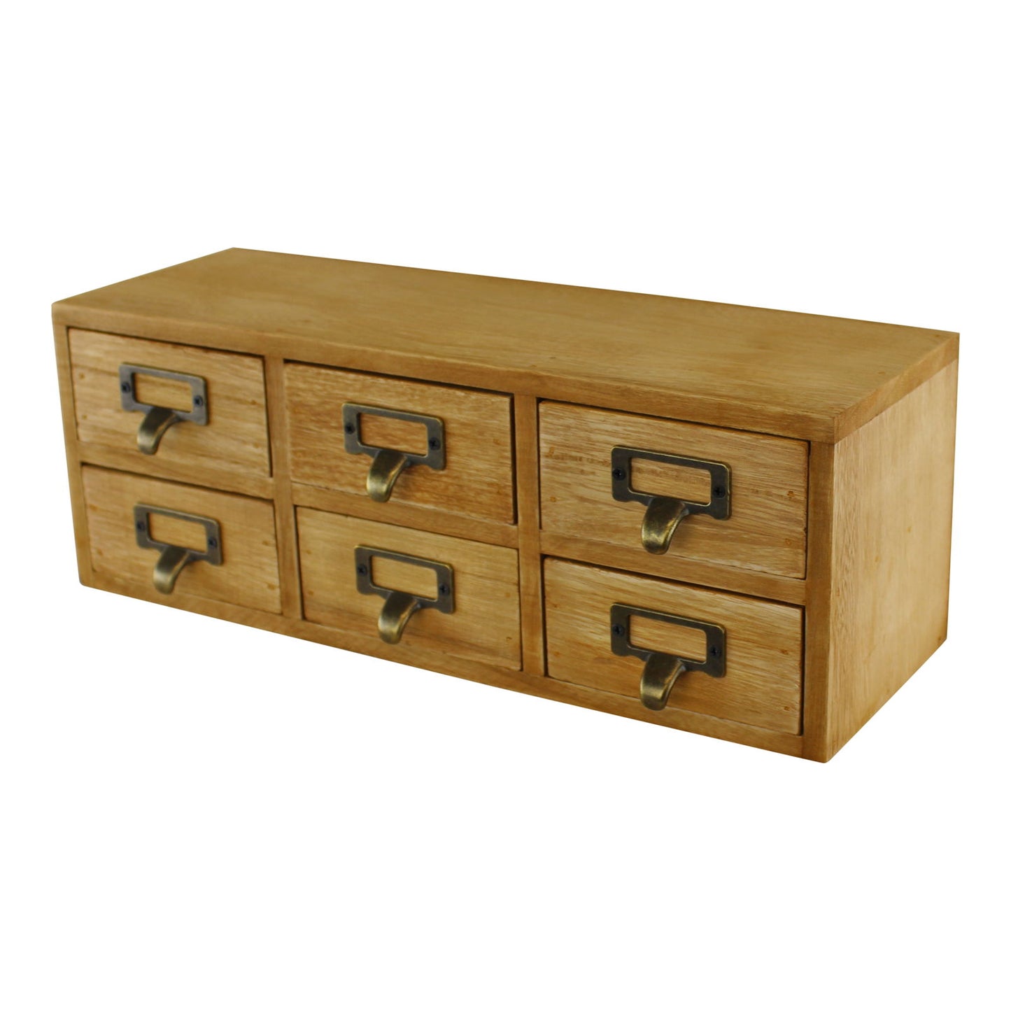 6 Drawer Double Level Small Storage Unit, Trinket Drawers