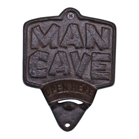 Cast Iron Wall Mounted Man Cave Bottle Opener