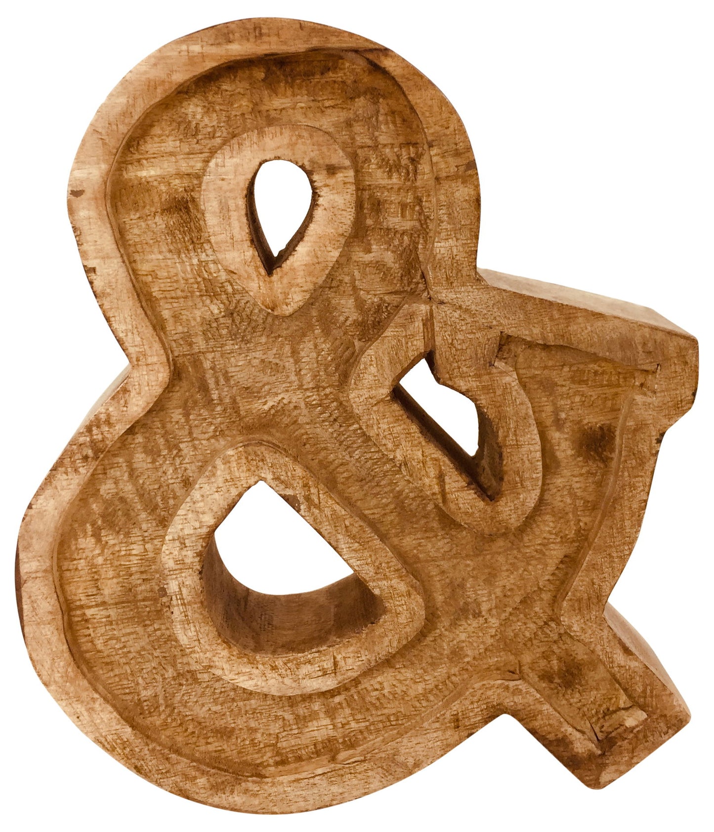 Hand Carved Wooden Embossed Letter &