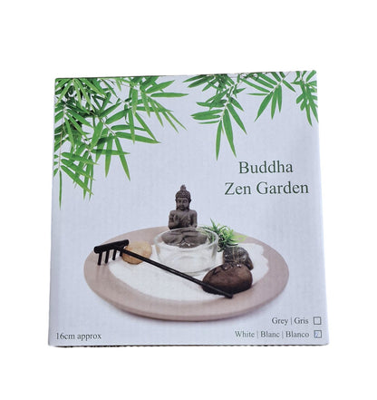 Buddha Zen Garden Self Assembly White 16cm