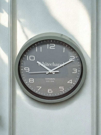 Grey Tonal Clock 20cm