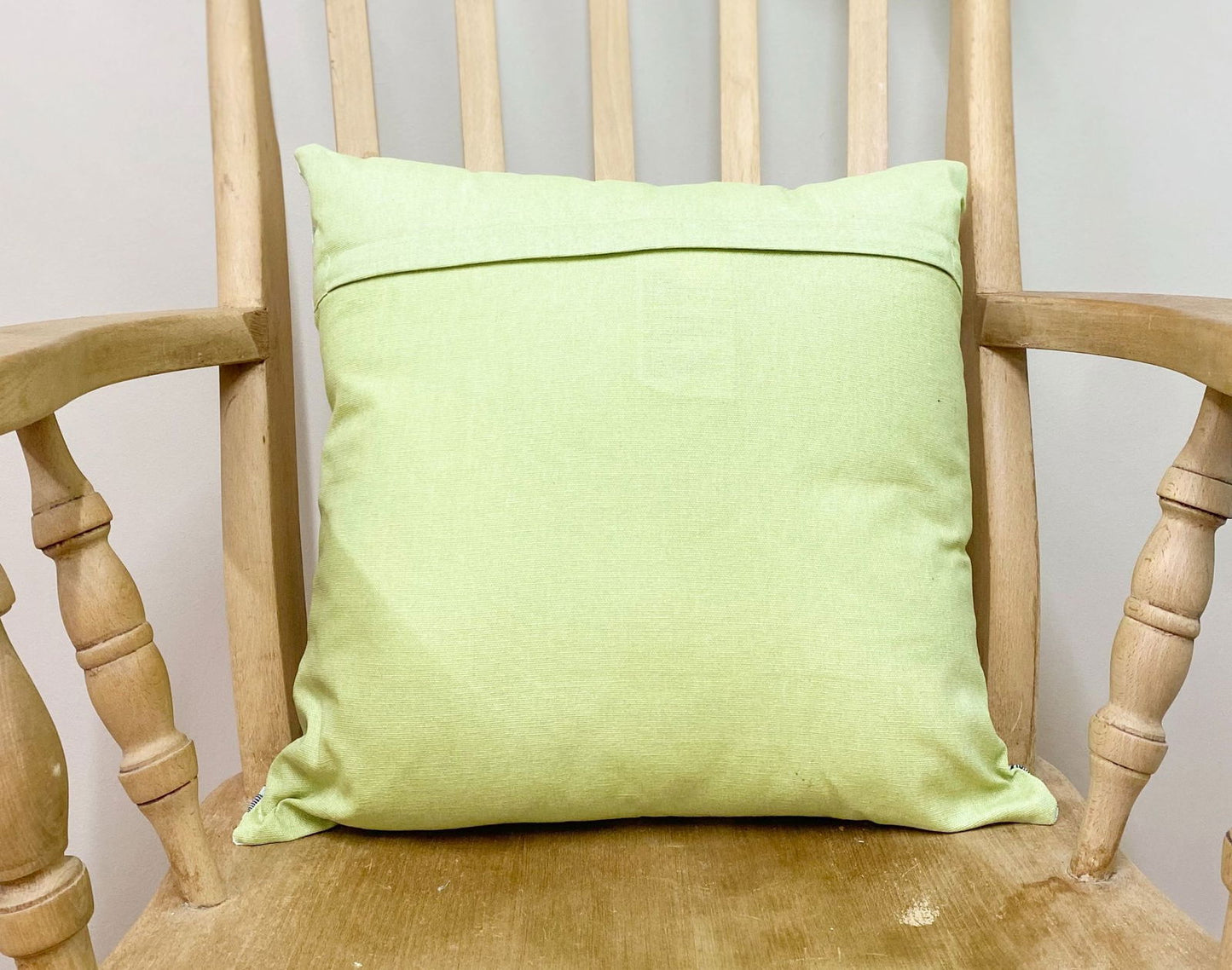 Scatter Cushion With Contemporary Green Leaf Print Design 37cm