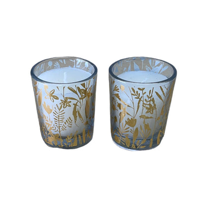 Scented Leaf Votive Candles, Pack of 2