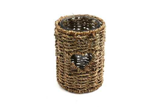 Medium Seagrass Candle Holder