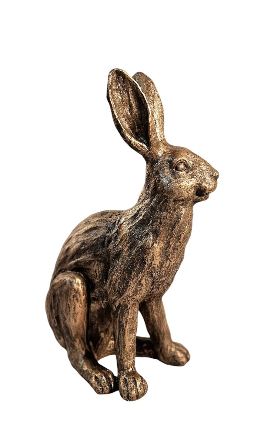 Hare Brass Style Ornament 39x26x15cm