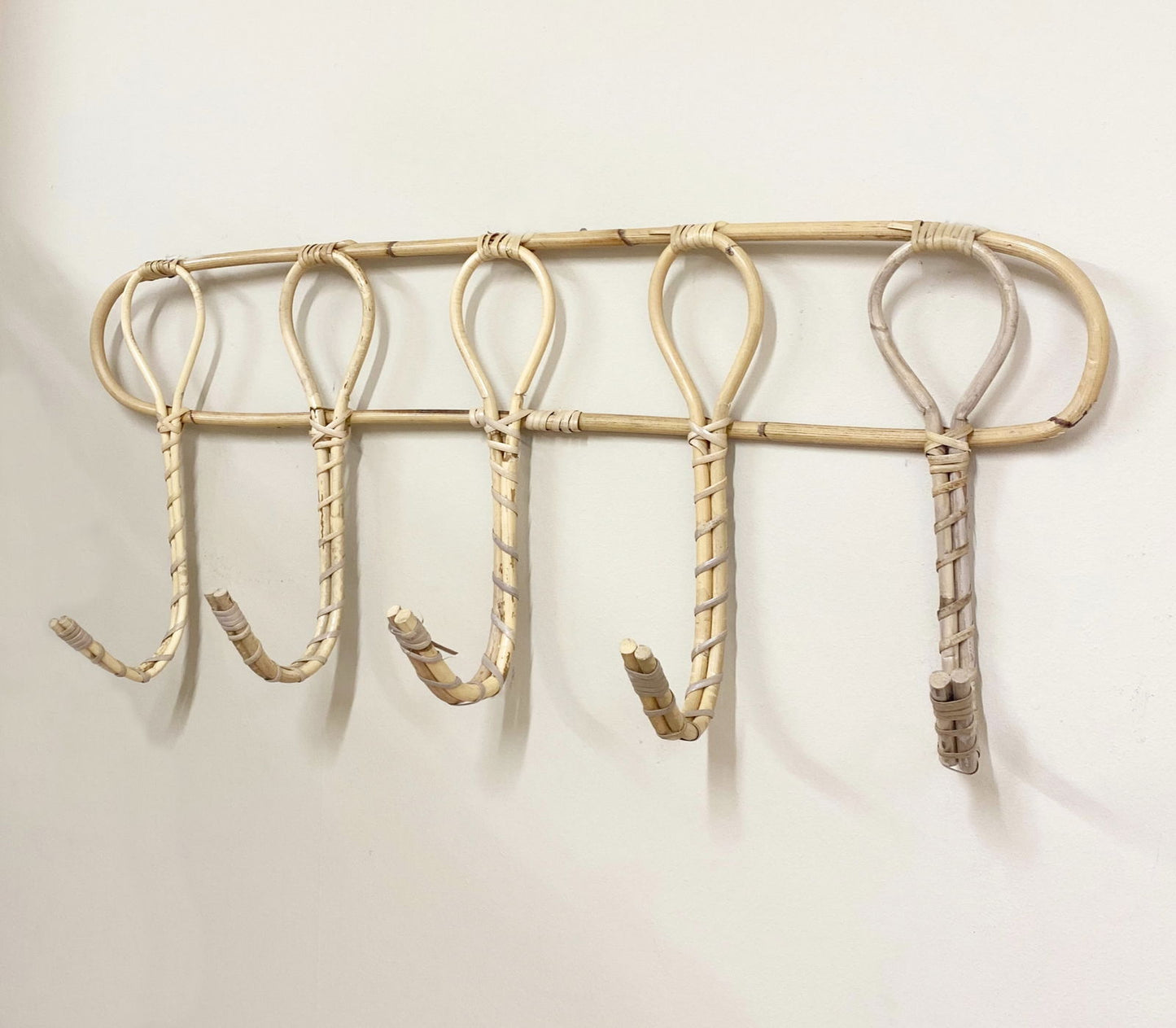 Wall Mounted Rattan Hooks