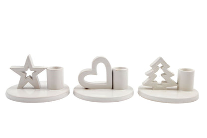 Set of Three Dinner Candle Holders