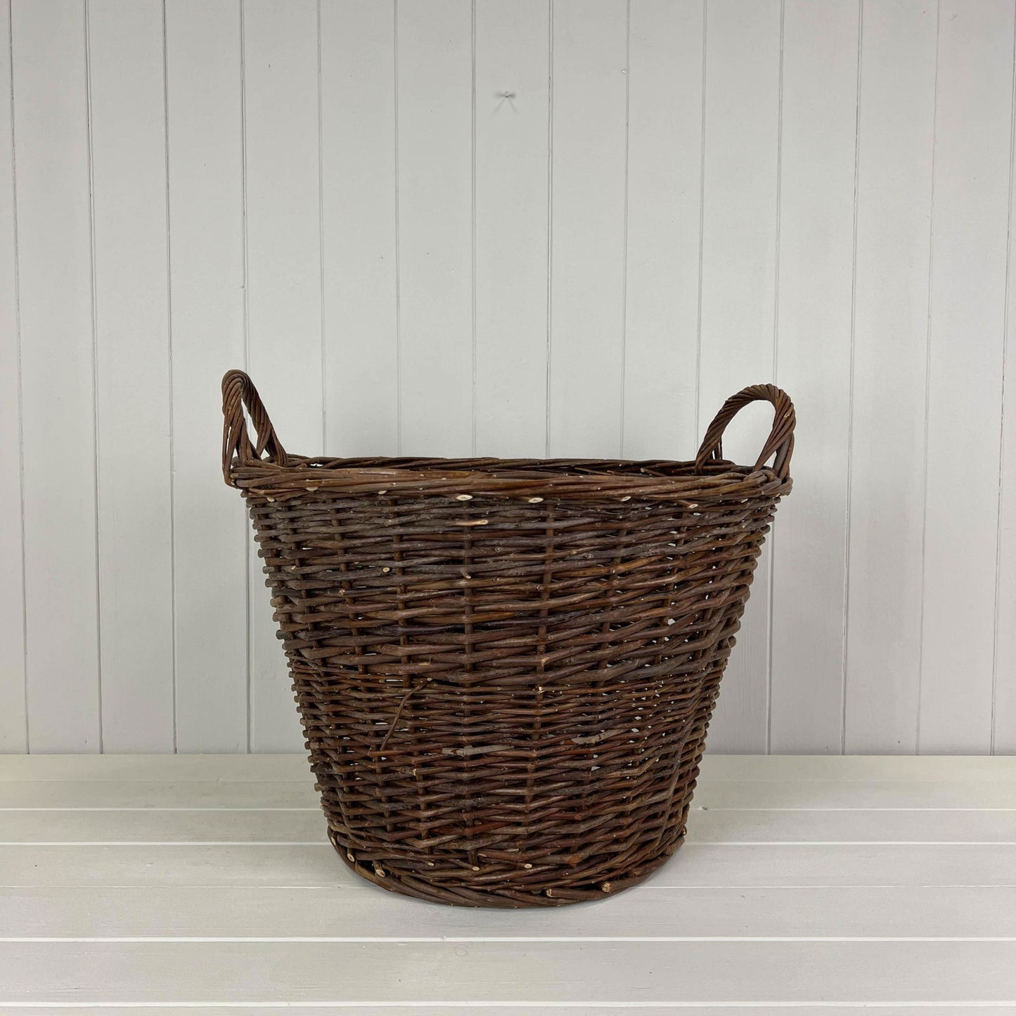 Willow Round Log Basket